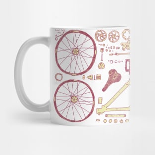 Bicycle Parts Mug